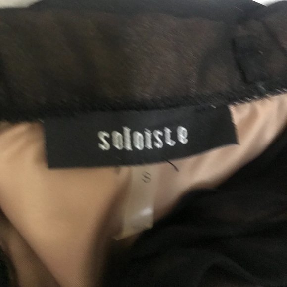 Soloiste Malia Strapless Black Pleated Cocktail Dress - Picture 3 of 7